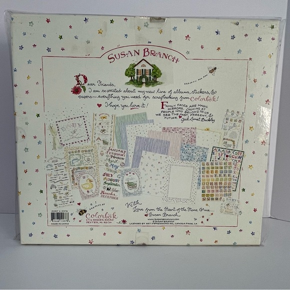 Vintage Susan Branch Baby Keepsake Album Scrapbook Kit - Picture 7 of 15